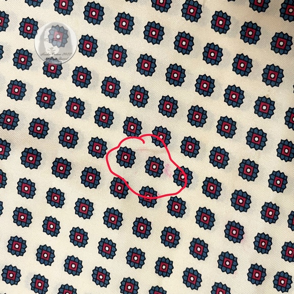 Lanvin Paris Silk Scarf Stole Shawl Paisley Floral Print Fringe Hem Vintage 90s - Picture 15 of 15